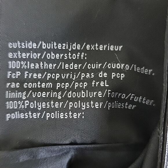 Designers Black Genuine Leather Pants size 10 - Picture 9 of 11